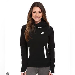 Women’s Nike Tech Fleece Pullover Hoodie | Black | Size XS